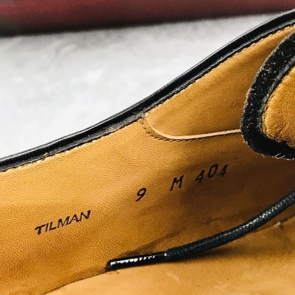 Mezlan Tilman Custom 5868 Burgundy Burnished Embossed Calfskin Dress Shoes US 9M main image 12